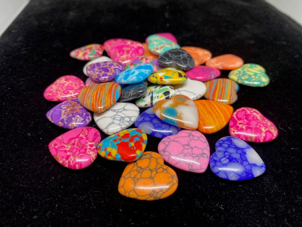 Heart Shaped Gemstone Worry Stones