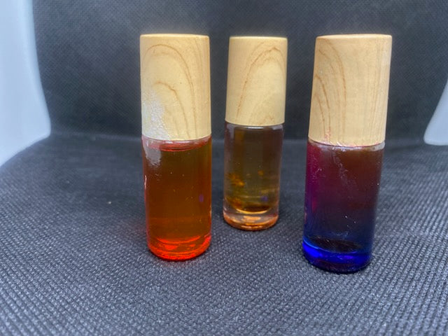 Sage Infused Sweet Almond Oil in Gemstone Roller